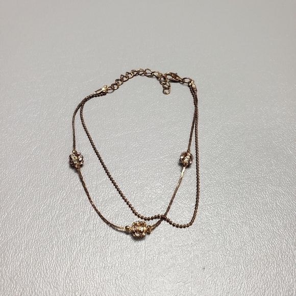 Unbranded gold tone 2 layer bracelet - Picture 1 of 5